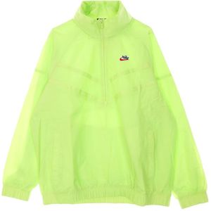 Nike, Heren, Jassen, Groen, Maat: S Zijde,