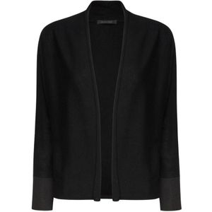 Elena Mirò, Dames, Truien, Zwart, Maat: 2XL Wol,