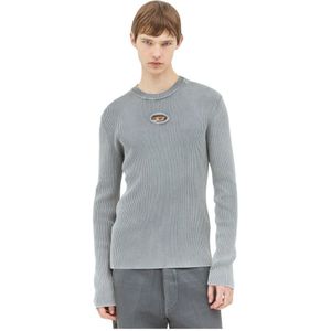 Diesel, Heren, Tops, Grijs, Maat: XL Katoen,