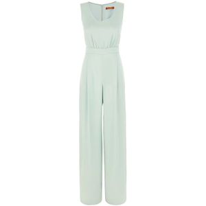 Max Mara, Dames, Jumpsuits & Playsuits, Groen, Maat: XS Viscose,