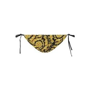 Versace Barocco Bikini Broekjes , Yellow , Dames , Maat: M