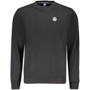 North Sails, Heren, Sweatshirts & Hoodies, Zwart, Maat: S Katoen,