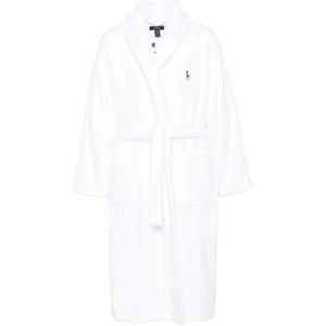 Polo Ralph Lauren, Heren, Nachtkleding & Lounge, Wit, Maat: 2Xl/3Xl Katoen,