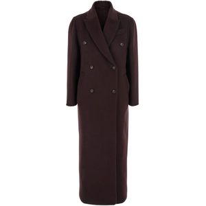 Brunello Cucinelli, Dames, Mantels, Rood, Maat: XS Kasjmier,