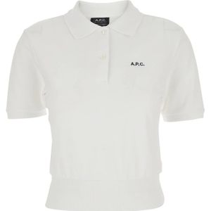 A.p.c., Dames, Tops, Wit, Maat: L Katoen,