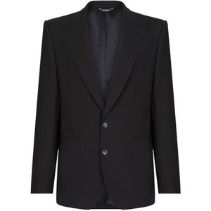 Dolce & Gabbana, Heren, Jassen, Zwart, Maat: L