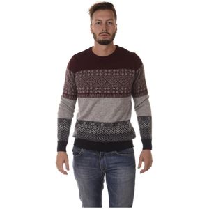 Daniele Alessandrini, Heren, Sweatshirts & Hoodies, Veelkleurig, Maat: 2XL Wol,