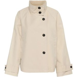 Saint Tropez, Dames, Jassen, Grijs, Maat: M Katoen,