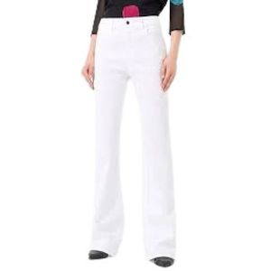 Emporio Armani, Dames, Broeken, Wit, Maat: W26