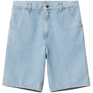 Carhartt Wip, Heren, Korte broeken, Blauw, Maat: W33 Denim,