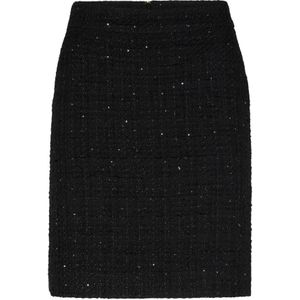 Joop!, Dames, Rokken, Zwart, Maat: 2XL Tweed,