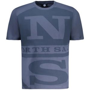 North Sails, Heren, Tops, Blauw, Maat: 2XL Katoen,
