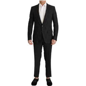 Dolce & Gabbana - Kostuum - Zwart - Heren - Single Breasted Suits