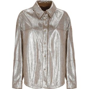Brunello Cucinelli, Dames, Blouses & Shirts, Bruin, Maat: S Zijde,