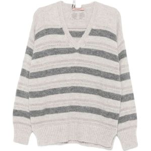 Twinset, Dames, Truien, Veelkleurig, Maat: S