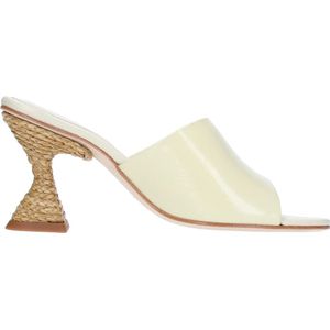 Paloma Barceló, Dames, Schoenen, Beige, Maat: 36 EU Leer,