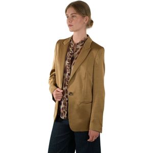 Luisa Cerano, Dames, Jassen, Bruin, Maat: XL Satijn,