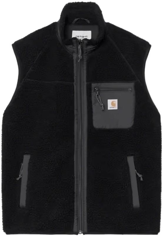 Carhartt WIP - Prentis Vest Liner - Fleecejack - Zwart