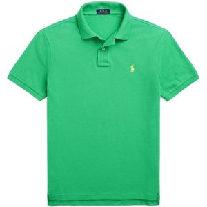 Polo Ralph Lauren - Piqué Custom Slim Fit Polo - Groen - Katoen