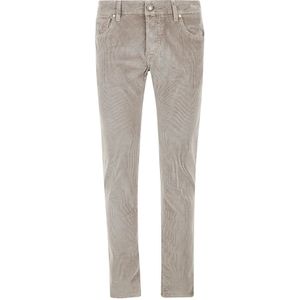 Jacob Cohën, Heren, Broeken, Beige, Maat: W34