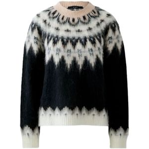 Oui, Dames, Truien, Veelkleurig, Maat: S Acryl,