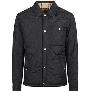 Burberry, Heren, Jassen, Blauw, Maat: XL