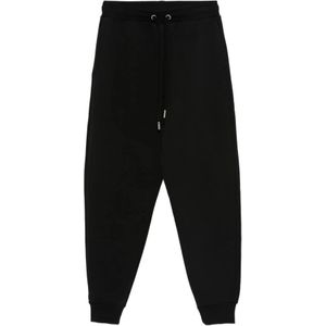 Ami Paris, Dames, Broeken, Zwart, Maat: 2XS Katoen,