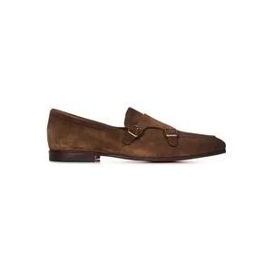 Santoni Loafers , Brown , Heren , Maat: 42 1/2 EU