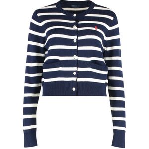Polo Ralph Lauren, Dames, Truien, Blauw, Maat: XL Katoen,