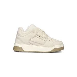 Hogan Bont Basket Sneakers Beige , Beige , Dames , Maat: 41 EU