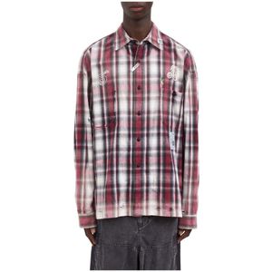 Mihara Yasuhiro, Heren, Overhemden, Veelkleurig, Maat: M Katoen,