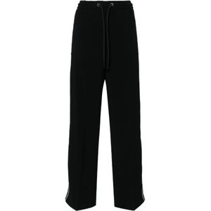 Moncler, Dames, Broeken, Zwart, Maat: S Poliester,