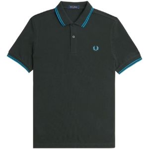 Fred Perry, Heren, Tops, Groen, Maat: XS Katoen,