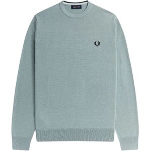 Fred Perry, Heren, Sweatshirts & Hoodies, Blauw, Maat: M Katoen,