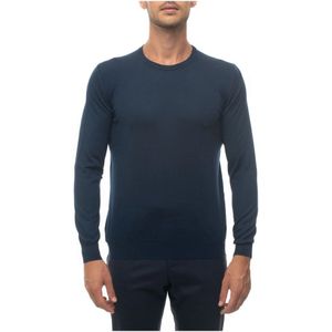 Kiton, Heren, Truien, Blauw, Maat: L Zijde,