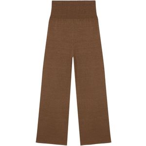 Cortana, Dames, Broeken, Beige, Maat: 2XS Linnen,