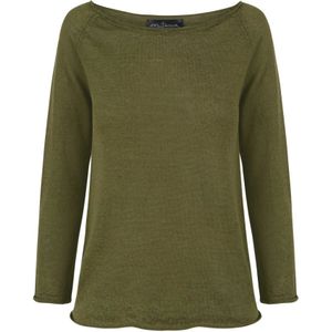 Cortana, Dames, Truien, Groen, Maat: XS Linnen,