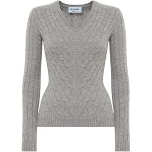 Blugirl, Dames, Truien, Grijs, Maat: M