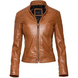 Bugatti, Dames, Jassen, Bruin, Maat: 3XL Leer,