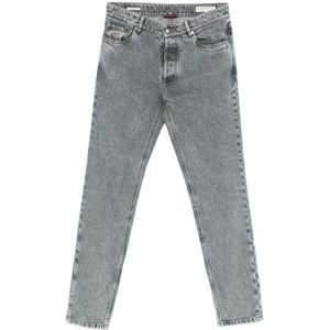 Brunello Cucinelli, Heren, Jeans, Grijs, Maat: M Katoen,