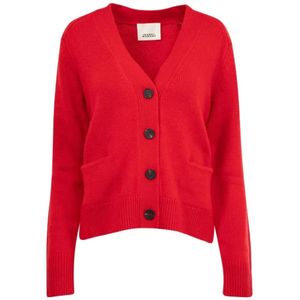 Isabel Marant, Dames, Truien, Rood, Maat: XS Wol,