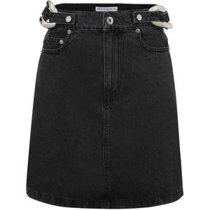 JW Anderson, Dames, Rokken, Zwart, Maat: 2XS Katoen,