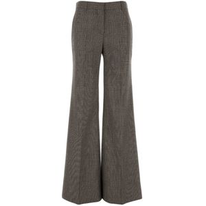 Stella McCartney, Dames, Broeken, Grijs, Maat: XS Wol,