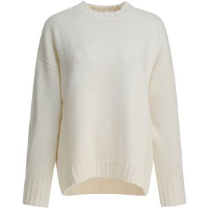 Loulou Studio, Dames, Truien, Wit, Maat: S Kasjmier,