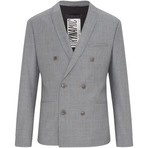 Drykorn, Heren, Jassen, Grijs, Maat: M Wol,