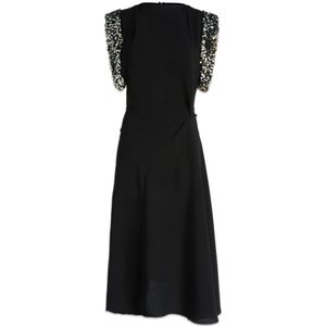 Isabel Marant, Dames, Jurken, Zwart, Maat: XS