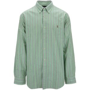 Ralph Lauren, Heren, Overhemden, Groen, Maat: 2XL Katoen,