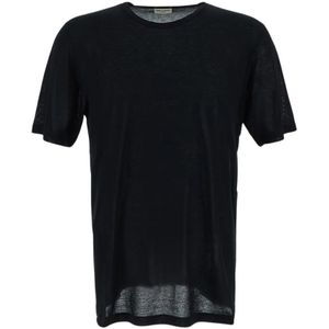 Saint Laurent, Heren, Tops, Zwart, Maat: L Viscose,