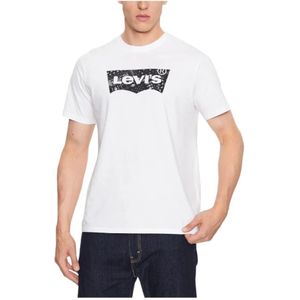 Levi's, Heren, Tops, Wit, Maat: XL Katoen,