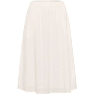 Soaked in Luxury - Sunela - Maxi Rok - Ecru - Textuurstof - Elastische Taille